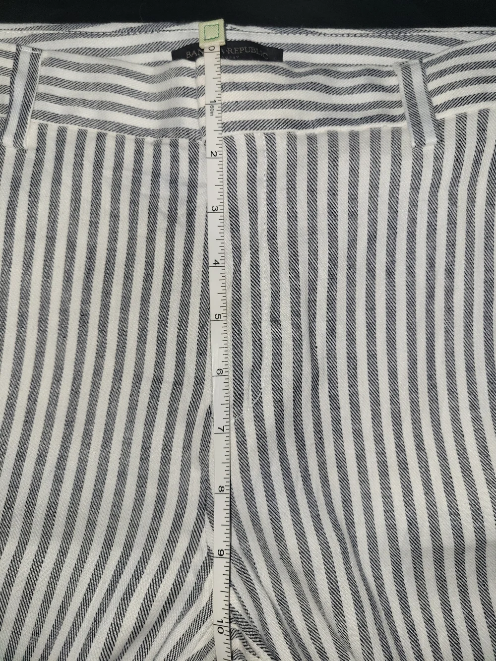 Banana Republic NWOT Women’s Avery Black/White Striped Pants Size 8